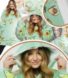 bluzokoc-awokado-ponczo-bluza-z-kapturem-kieszen-kangur-polar-oversize-100percent