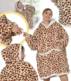 bluzokoc-lampart-ponczo-bluza-z-kapturem-kieszen-polar-oversize-w-cetki-100