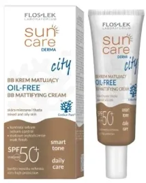 floslek-sun-care-krem-matujacy-oil-free-spf-50-derma-city-bb-30-ml