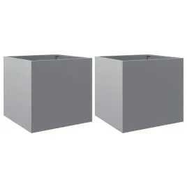 2x-donica-doniczka-ogrodowa-skrzynia-kwietnik-stal-srebrna-49x47x46-cm