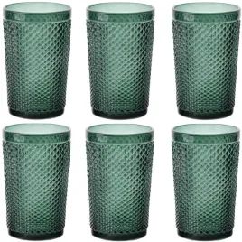 szklanki-do-wody-340-ml-wysokie-florina-alexis-emerald-zielone-zestaw-6-szt