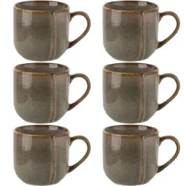 6-x-kubek-porcelanowy-390-ml-bergen-brazowy-retro-kubki-zestaw-kubkow
