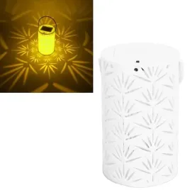 lampka-mala-dekoracyjna-biala-lampion-azurowy-liscie