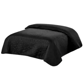 narzuta-na-lozko-pikowana-170x210-cm-cotton-world-czarna-na-prezent