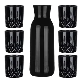 karafka-1l-6-szklanek-280ml-zestaw-czarne-szklo
