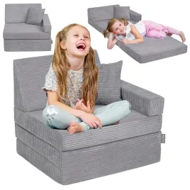 kiddymoon-fotel-materac-skladany-piankowe-z-poduszka-kfmp-700-ciemnoszary