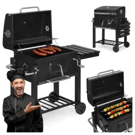 grill-weglowy-duzy-ogrodowy-z-pokrywa-termometr-polki-kola-dmuchawa-gratis