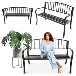 lawka-ogrodowa-metalowa-z-oparciem-parkowa-na-taras-balkon-solidna-czarna