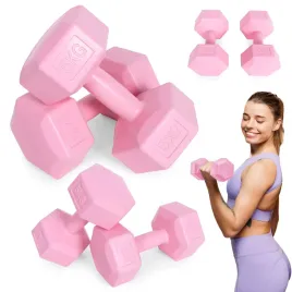 hantle-szesciokatne-zestaw-2x5-kg-ciezarki-do-cwiczen-obciazniki-fitness-ro
