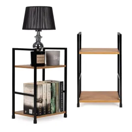 regal-drewniany-nowoczesny-szafka-nocna-2-polki-loft