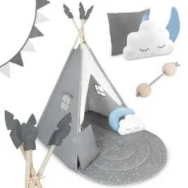namiot-tipi-dla-dzieci-nk-406-nukido-szary