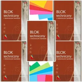 blok-techniczny-a4-kolorowy-10-kartek-160g-szkolny-unipap-5-sztuk