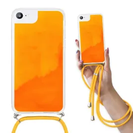 etui-do-iphone-se2-case-pomaranczowy-neonowy-piasek-pomaranczowy-sznurek