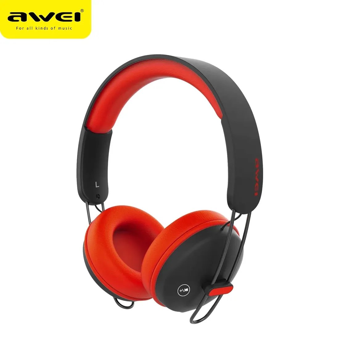 sluchawki-awei-a800bl-bass-bluetooth-czerwone