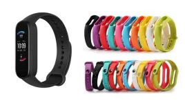 smartwatch-amazfit-band-5-czarny-2-kolorowe-opaski