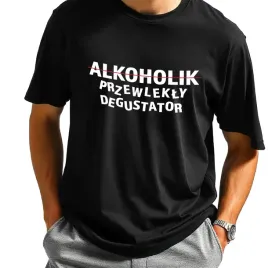 pizama-meska-tshirt-spodenki-przewlekly-degustator-dla-chlopaka-kolegi-l