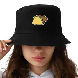 kapelusz-czarny-kapiabara-tacobara-bucket-hat-black-na-lato-stylowy-prezent
