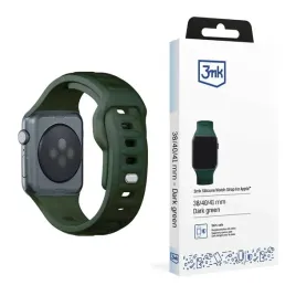 pasek-do-apple-watch-38-40-41-mm-dark-green-3mk-silicone-watch-strap