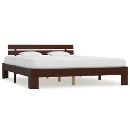 rama-lozka-ciemnobrazowa-lite-drewno-sosnowe-160-x-200-cm-lumarko