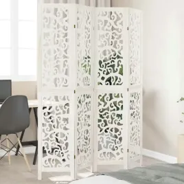 parawan-pokojowy-4-panelowy-bialy-lite-drewno-paulowni-lumarko-lumarko
