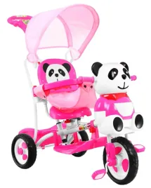 panda-trojkolowy-rowerek-dla-dzieci-dzwieki-daszek-barierka-rozowy