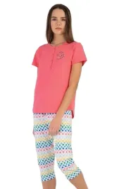 pizama-damska-bawelniana-krotki-rekaw-3-4-spodnie-vienetta-r-xxl-serduszka