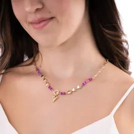 naszyjnik-fioletowy-ze-zlotymi-serduszkami-kobiecy-elegancki-pozlacany-14k