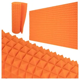 akustyczny-panel-pomaranczowy-w-ksztalcie-piramidki-eliminujacy-poglos-4cm