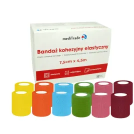 12x-bandaz-kohezyjny-elastyczny-samoprzylepny-75cmx45m-kolor-zestaw-12szt