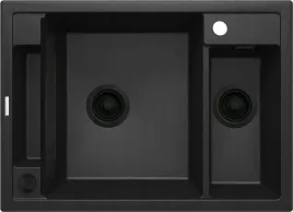 zlewozmywak-granitowy-magnetyczny-1-5-komorowy-grafit-metalik-nero-zrm-g503