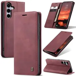 etui-magnetyczne-skorzane-caseme-soft-do-samsung-galaxy-a36-5g-bordowy