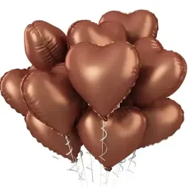 balon-foliowy-serce-45-cm-brazowe-czekoladowe-mat-10-szt