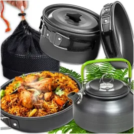 naczynia-turystyczne-zestaw-garnkow-komplet-naczyn-kempingowych-pod-namiot