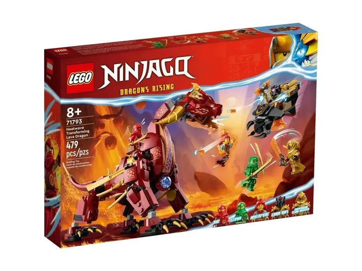 LEGO 71793 Ninjago Lawowy smok zmieniający się w falę ognia