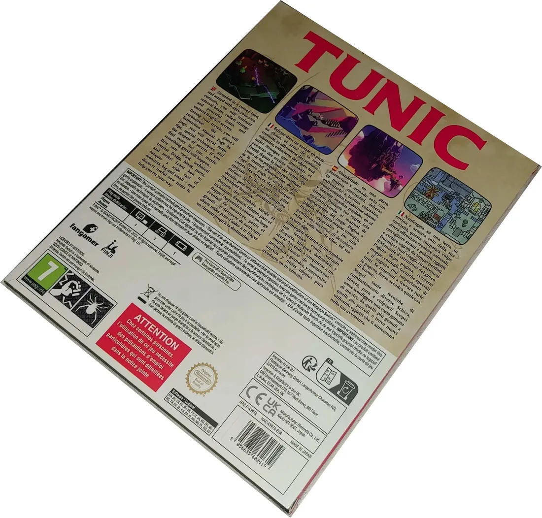 tunic-nowa-ang-switch-kartridz-stan-nowy