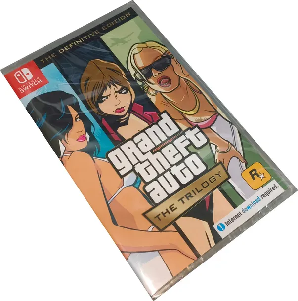 GTA TRYLOGIA / GRAND THEFT AUTO TRILOGY / PL / SWITCH / 3 GRY / KARTDRIDŻ
