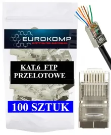 100x-koncowki-wtyk-wtyki-rj45-8p8c-ftp-kat6-przelotowe-eurokomp-ekranowane