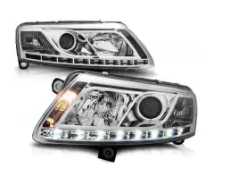 lampy-przednie-reflektory-audi-a6-c6-chrom-xenon-h