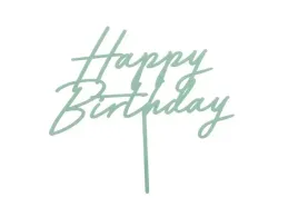 topper-akrylowy-na-tort-happy-birthday-zielen-16-5-cm-urodziny