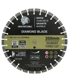 tarcza-diamentowa-350mm-segment-turbo-cut-indian-professional-15mm-ip7795