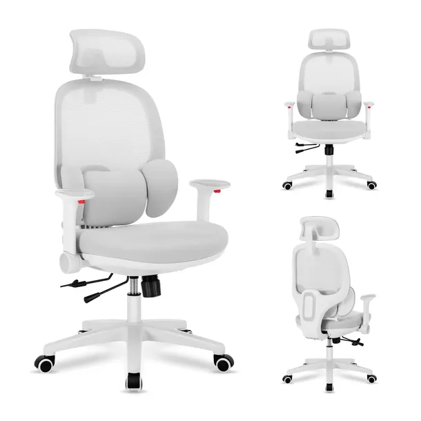 Fotel OBROTOWY regulowany dla DZIECI I MŁODZIEŻY MARK ADLER Junior 6.3 Grey