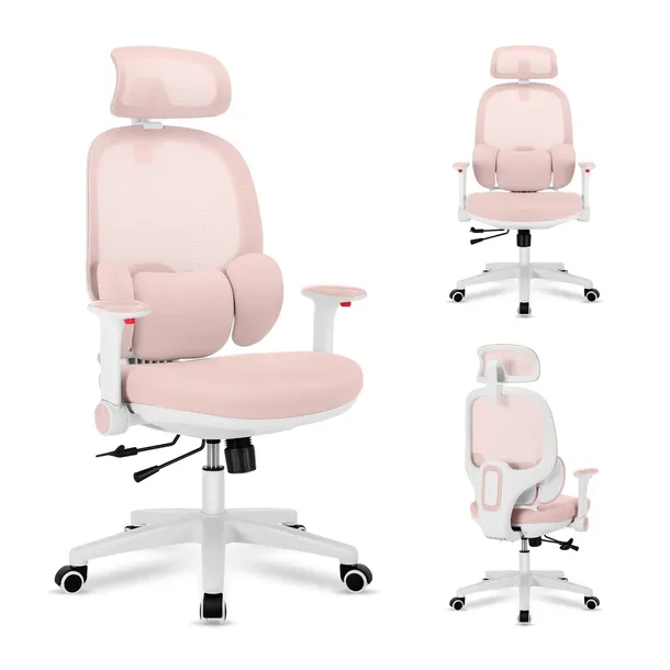 Fotel OBROTOWY regulowany DLA DZIECI I MŁODZIEŻY MARK ADLER Junior 6.3 Pink