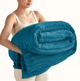 Zdjęcie produktu GRUBY KOC PASKI 200X220cm NARZUTA NA ŁÓZKO KANAPE ZINK ROŻNE KOLORY