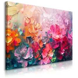 obraz-na-plotnie-do-sypialni-malowane-polne-kwiaty-natura-abstrakcja-120x80