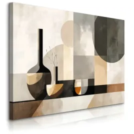 obraz-canvas-do-salonu-abstrakcja-martwa-natura-styl-boho-120x80