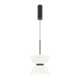 lampa-wiszaca-nowoczesna-kyoto-led-11w-czarna-z-bialym-kloszem-maytoni
