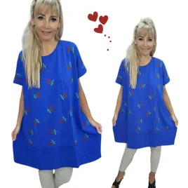 modna-tunika-bawelniana-wisnia-bluzka-krotki-rekaw-luzna-54-56-7xl-8xl-2936