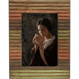 ceramiczna-zielono-pomaranczowa-stojaca-ramka-na-zdjecie-ozdoba-dekoracja