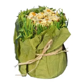 kompozycja-kwiatowa-papierowa-zolta-wiosenna-gotowa-dekoracja-na-stol