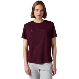 koszulka-damska-champion-ss-tee-bordowa-118382-rs522-l